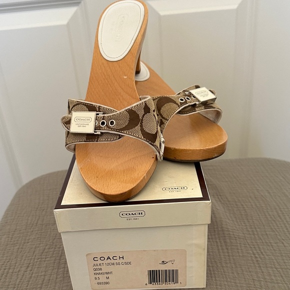 Coach Women's Tan and Brown Sandals - Picture 1 of 1